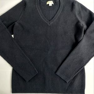 St. John's Bay Cotton Blend Long Sleeve Ribbed V-Neck Women's Extra Large